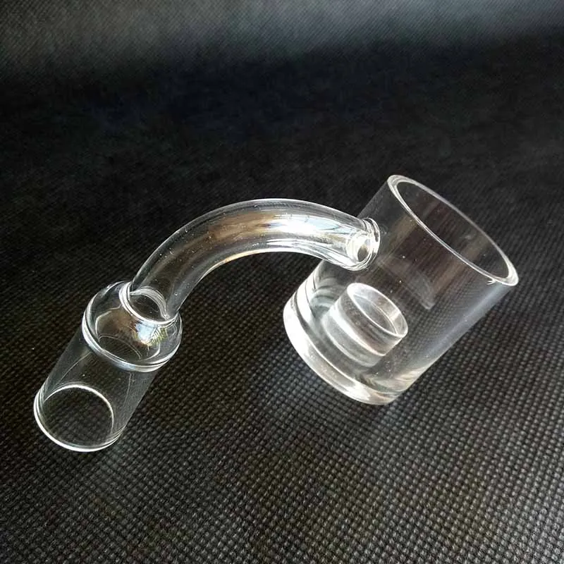 30mm XXL Flat Top Pipa da fumo al quarzo Banger Chiodo 3mm Secchio fondo spesso 10mm 14mm 18mm Core Reactor Per narghilè Bong in vetro Accessori per utensili