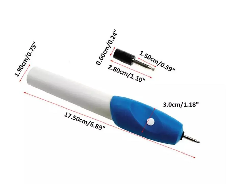 Mini penna incisione di alta qualità penna intaglio elettrico macchina incisore strumento incisore penna incisore gioielli in acciaio Kit5970233