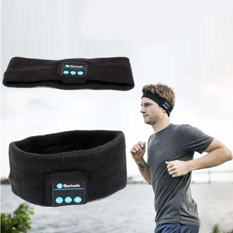 Bluetooth Musik Stirnband Stereo Wireless Headset Herren Damen Sport Laufen Fitness Yoga Stretch Head Wrap Caps Perfekte Geschenke