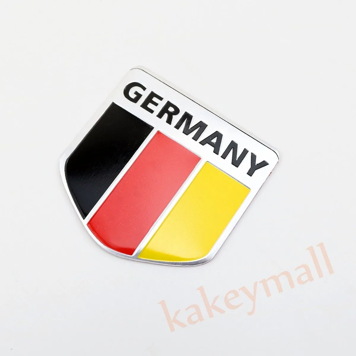 3d aluminium auto auto emblem deutschland deutsche flagge logo