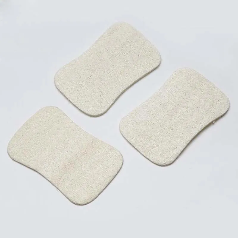 Luffa naturale Spazzola piatti Luffa Pad Scrubber la schiena Trucco viso Rimuovi esfoliante e pelle morta Bagno Doccia Luffa strumenti domestici