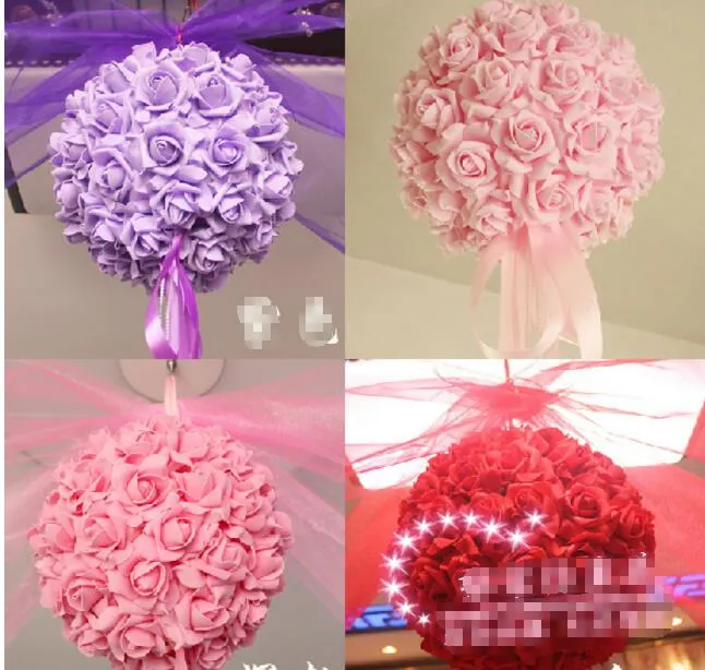 9 kleuren 7 cm schuim rose bloem handgemaakte diy bruiloft woondecoratie kunstbloem GA81