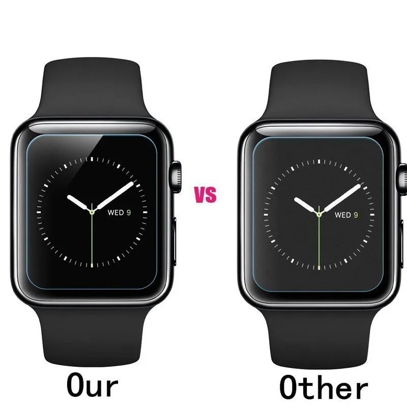 For Apple Watch iWatch 02mm 25D 9H Tempered Glass Flim Case 44MM 38MM Screen Protector LCD High Quality1781076