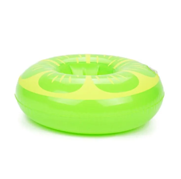 Portabicchieri gonfiabile in PVC 9 stili Portabevande al limone Holers Piscina galleggiante Supporto da spiaggia Giocattolo piattino tazza da festa