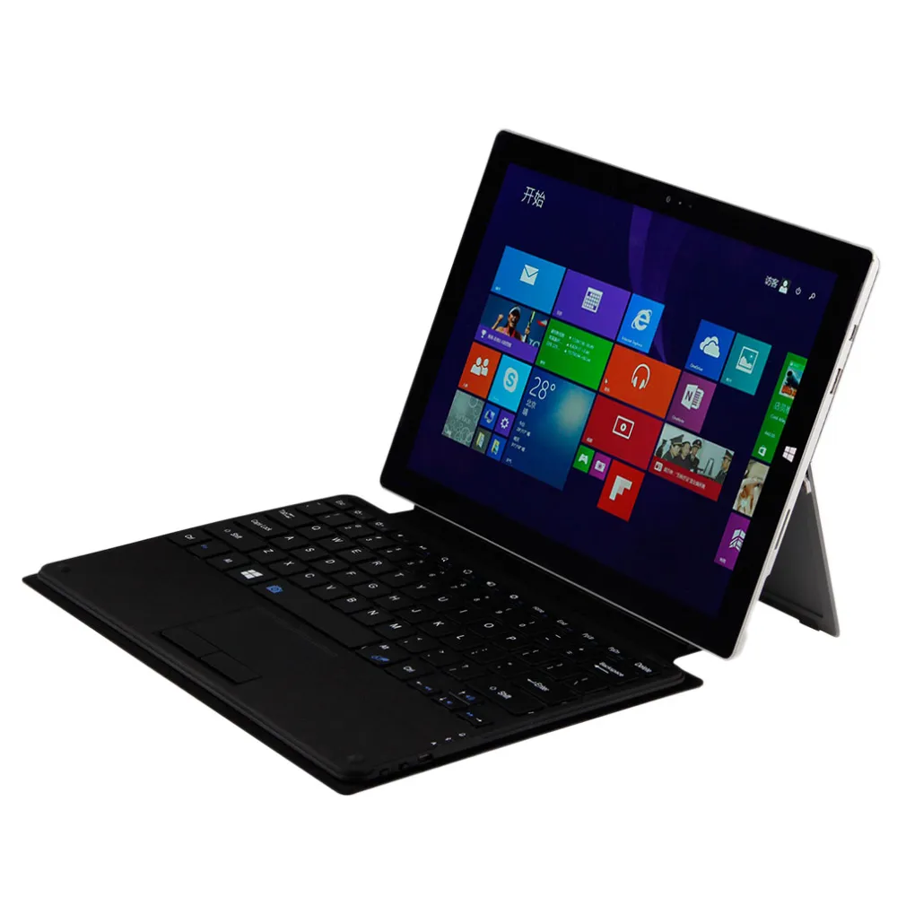 Freeshipping Plastica durevole leggera magnetica TouchPad Bluetooth 3.0 Cover per tastiera per Microsoft Surface Pro 3