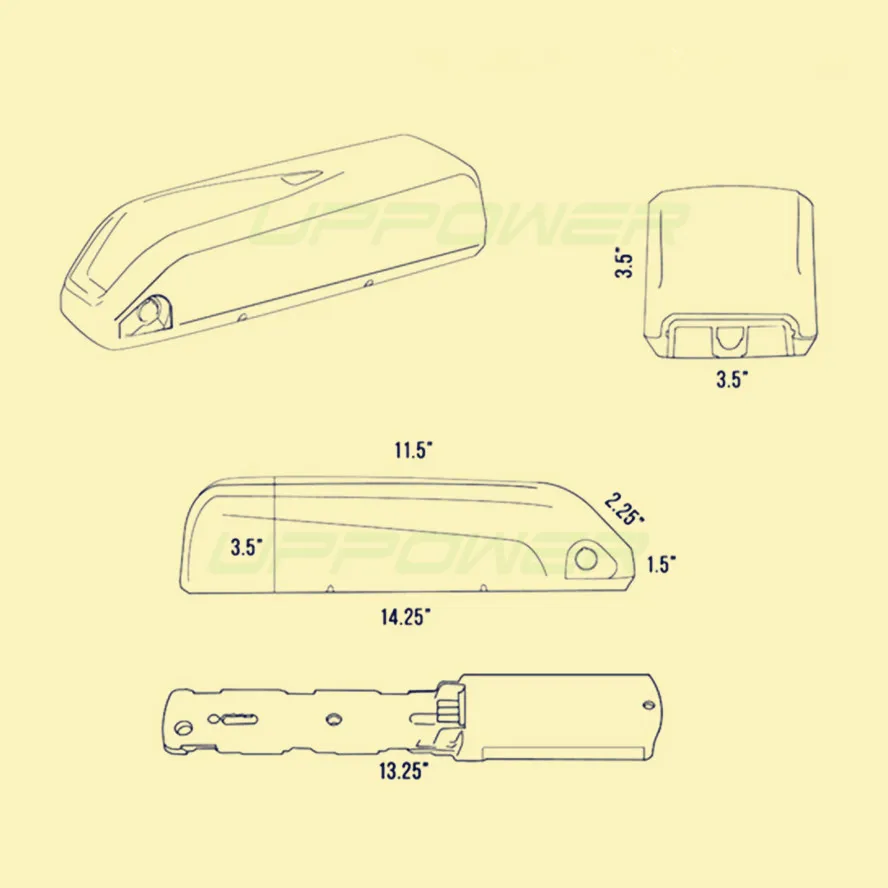 shark battery dimensions_