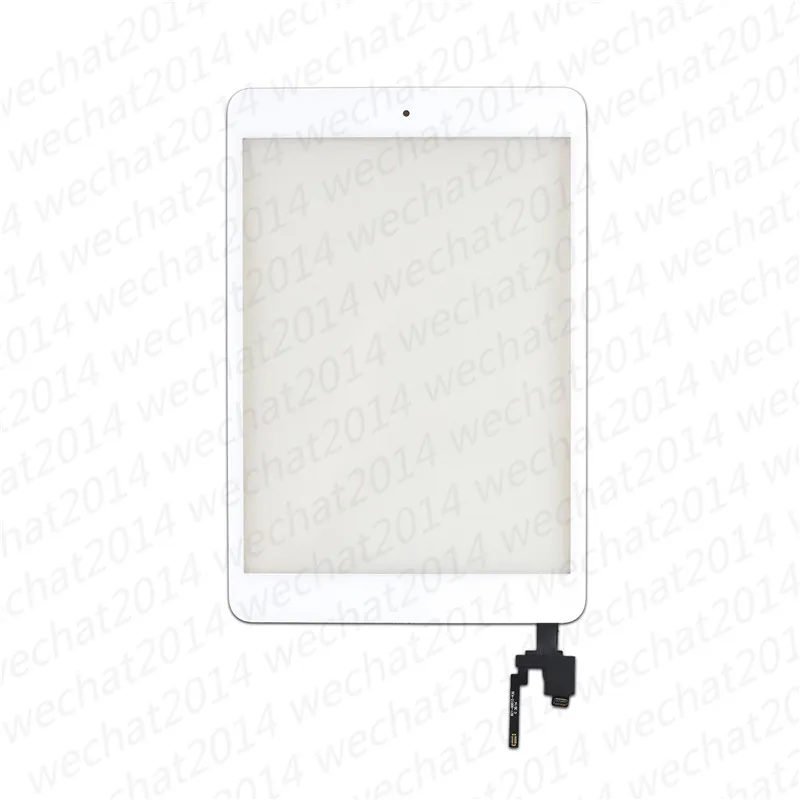 Panneau de verre à écran tactile avec numériseur avec boutons de connecteur IC pour iPad Mini 3 GRATUIT DHL