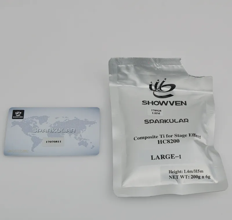 Wysokiej jakości showven Showven 200 gramów na opakowanie Proszek HC8200 z kartą do serii maszyn iskrowych