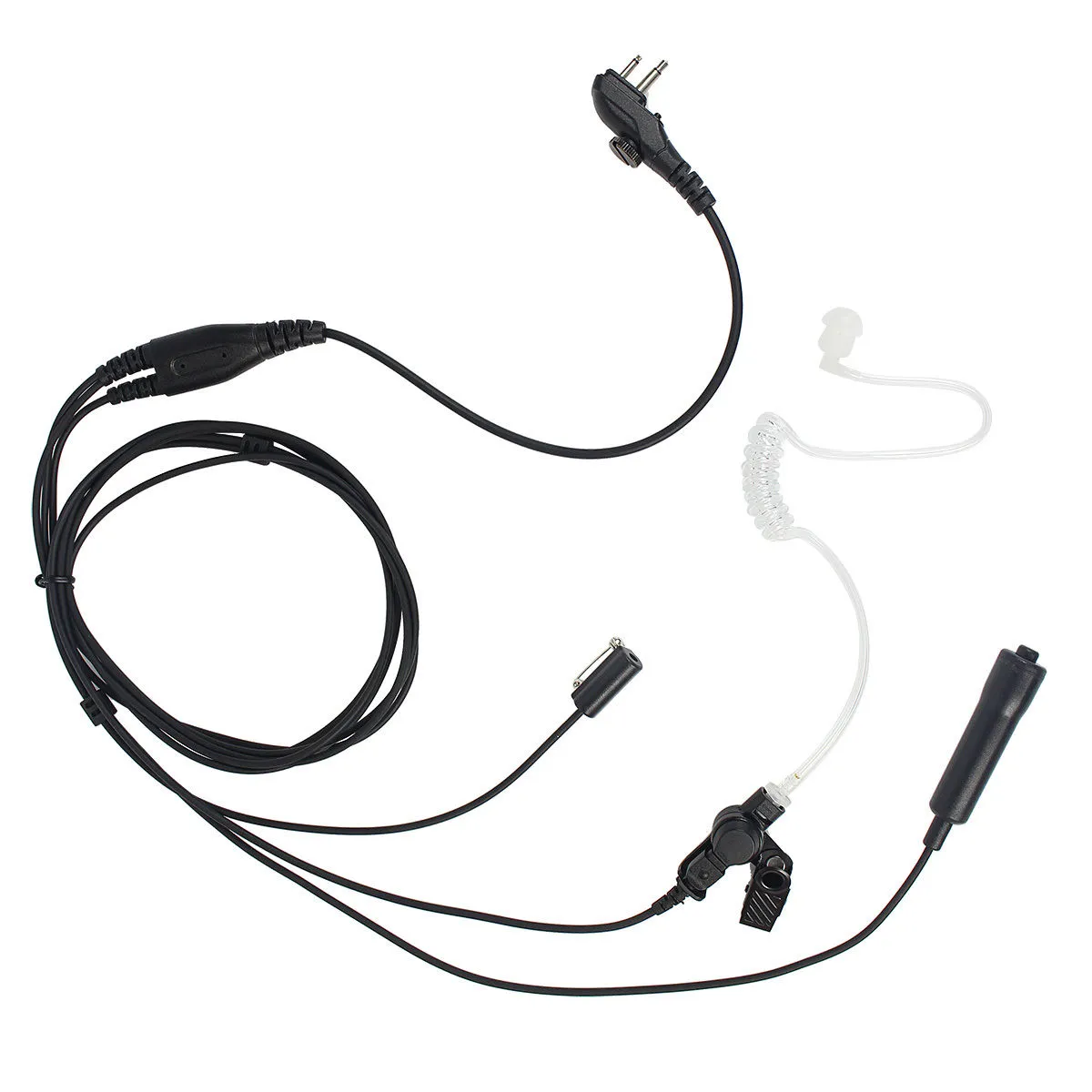 Mic PTT Covert Acoustic Tube Earpiece for Hytera HYT TD560/PD562 Two way Radio