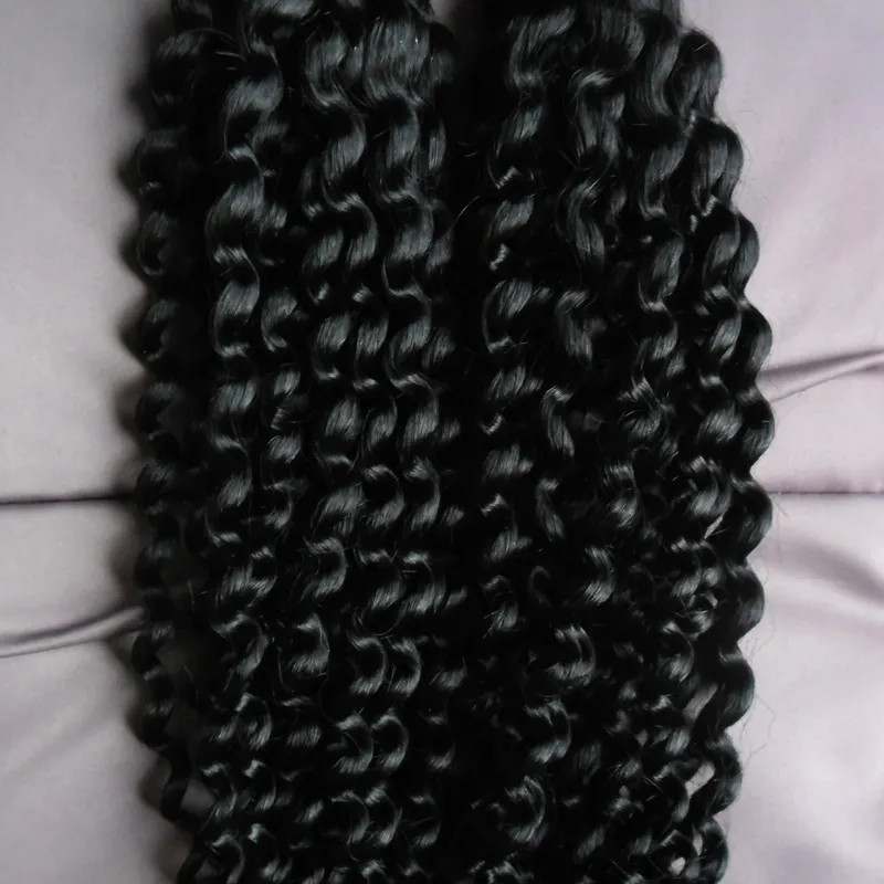 kinky curly mongolian bulk hair 200g Kinky Afro Hair Bulk Human Hair For Braiding Bulk No Attachment Kinky Curly