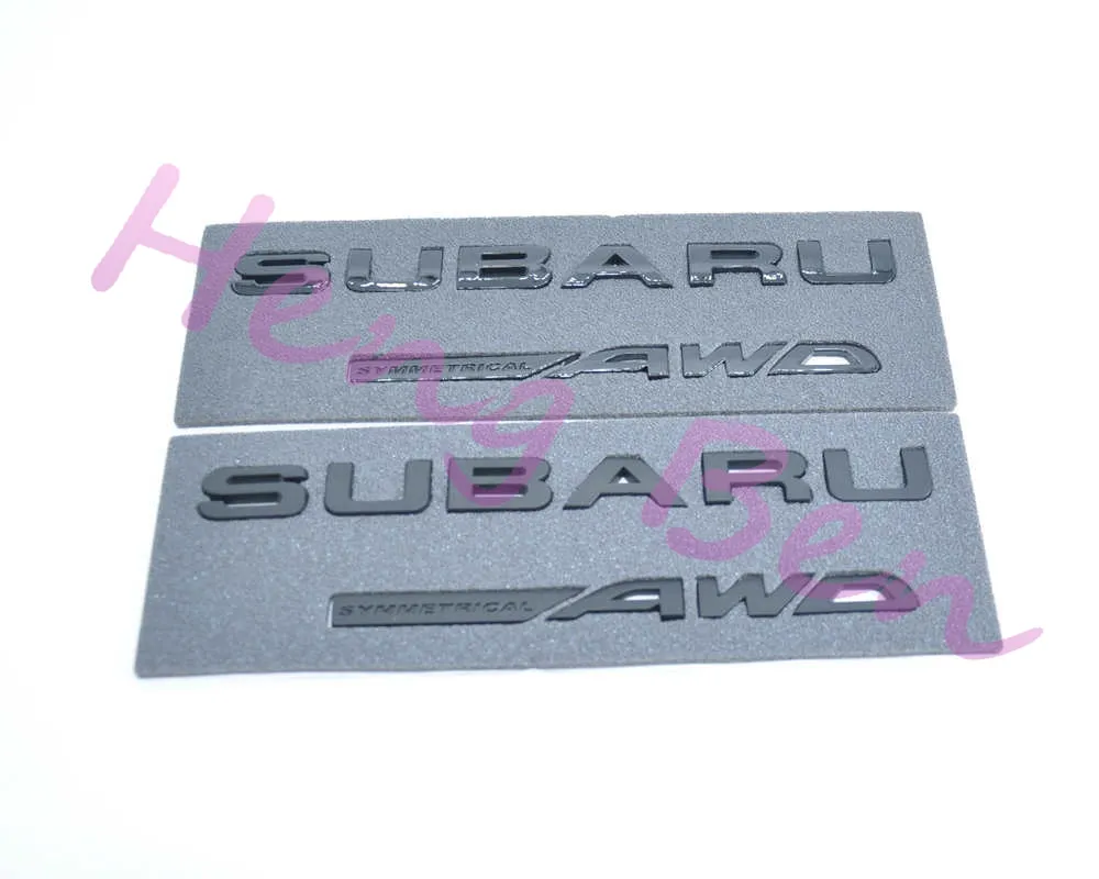 HB 3D Uitstekende Glad Glanzend Metalen Badge STI Embleem Badge Sticker voor Subaru STI WRX Auto Styling Accessories230e