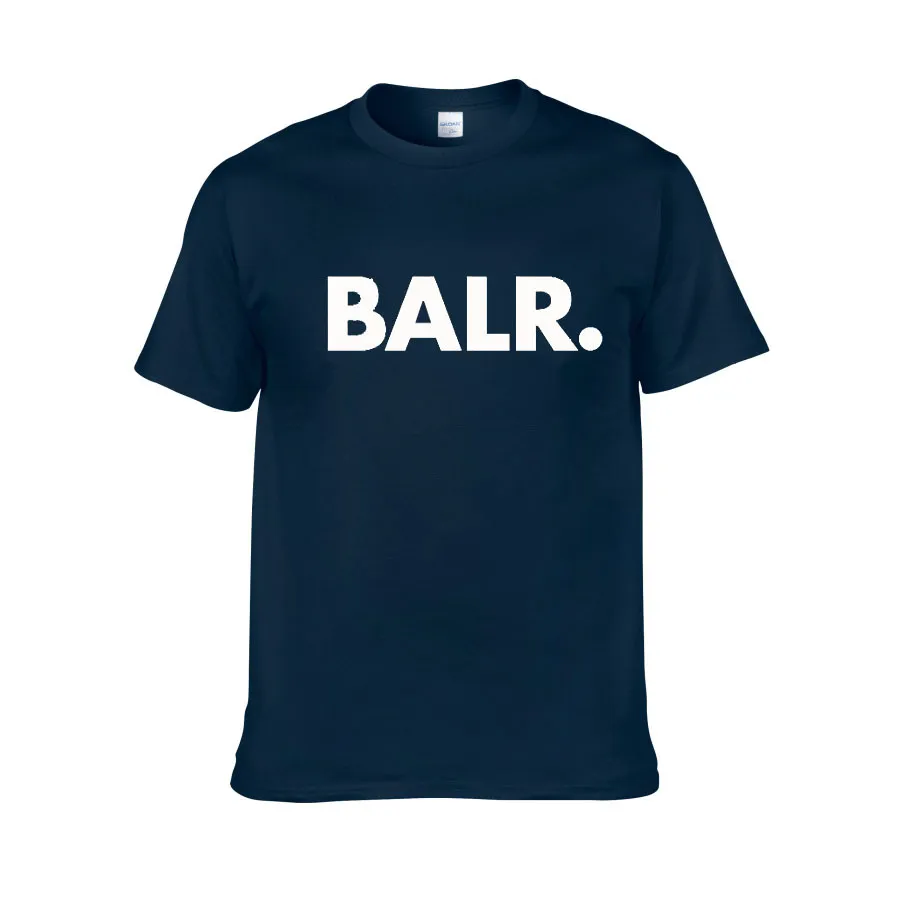 2018 nova marca de verão BALR roupas O-neck juventude masculina T-shirt impressão Hip Hop t-shirt 100% algodão moda masculina T-shirts