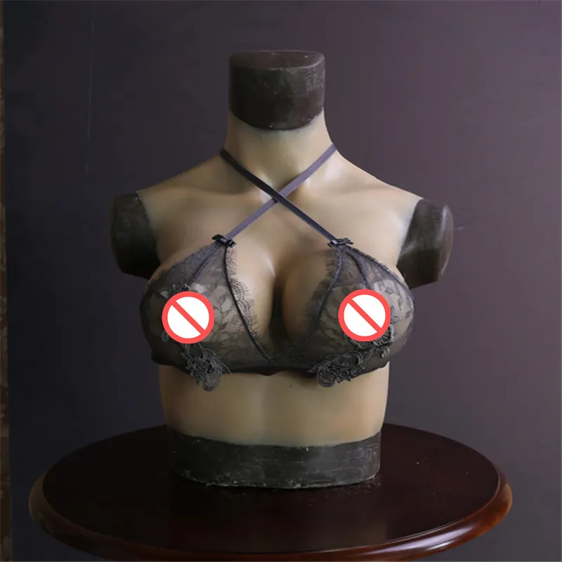 BCDEG Cup Crossdresser Breast Forms Realistic Artificial Silicone Fake Breast For Transgender Shemale Drag Queen Transvestism Boobs Enhance