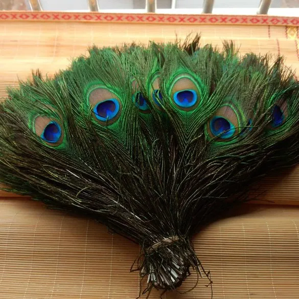 Juego De Plumas De Guajolote Colores / 30 Cms (10 Piezas).