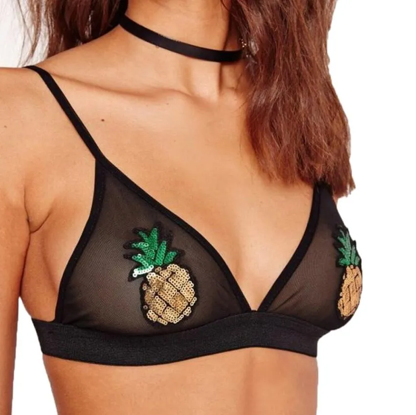 pineapple bralette
