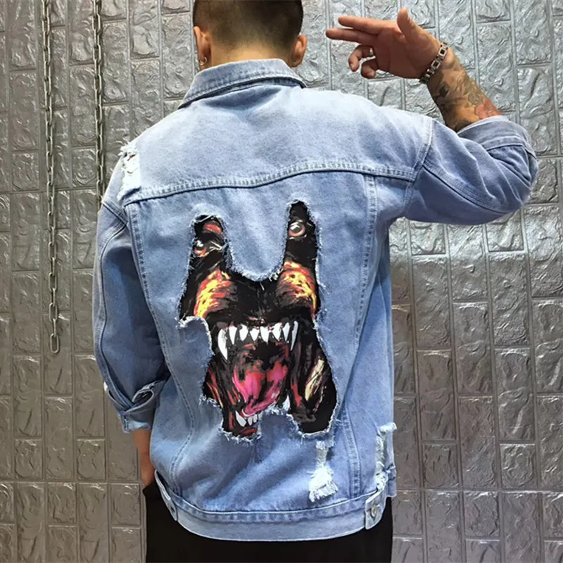 Denim deals jacket rottweiler