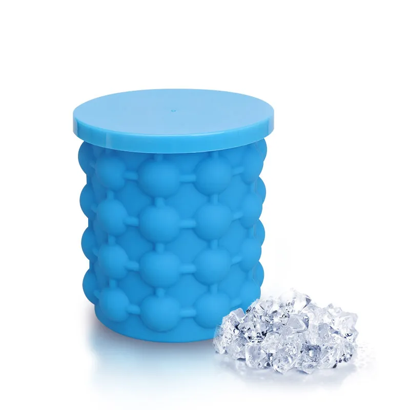 Vendita calda Ice Cube Maker Genie Il rivoluzionario salvaspazio Genie Irlde Ice Genie Utensili da cucina Secchielli il ghiaccio in silicone DHL Free