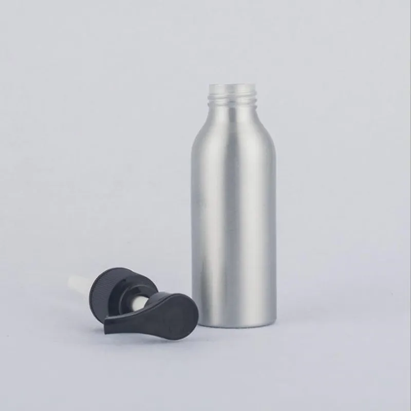 40 ml, 50 ml leere Pumplotionflasche, Aluminiumflaschen, DIY-Make-up-Kosmetikverpackungsbehälter, schneller Versand F422