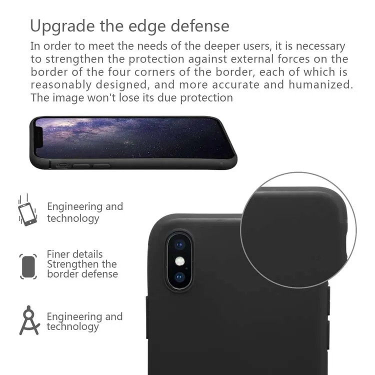 Silicon Gel Case For Iphone X 8 7 6 Plus Ultra Thin Soft TPU Bumper Back Cover Cases With OPP Bag