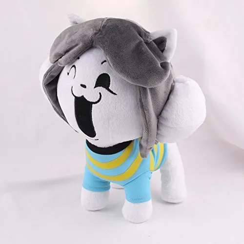 Undertale Temmie peluche poupée en peluche 25 cm/10 pouces de haut