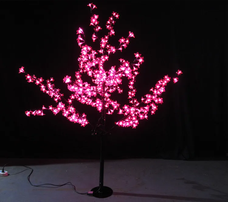 480 шт. светодиоды 1.5 м высота LED Cherry Blossom дерево LED Рождественская елка свет водонепроницаемый 110/220 В переменного тока 7 Цвет открытый использовать свободный корабль