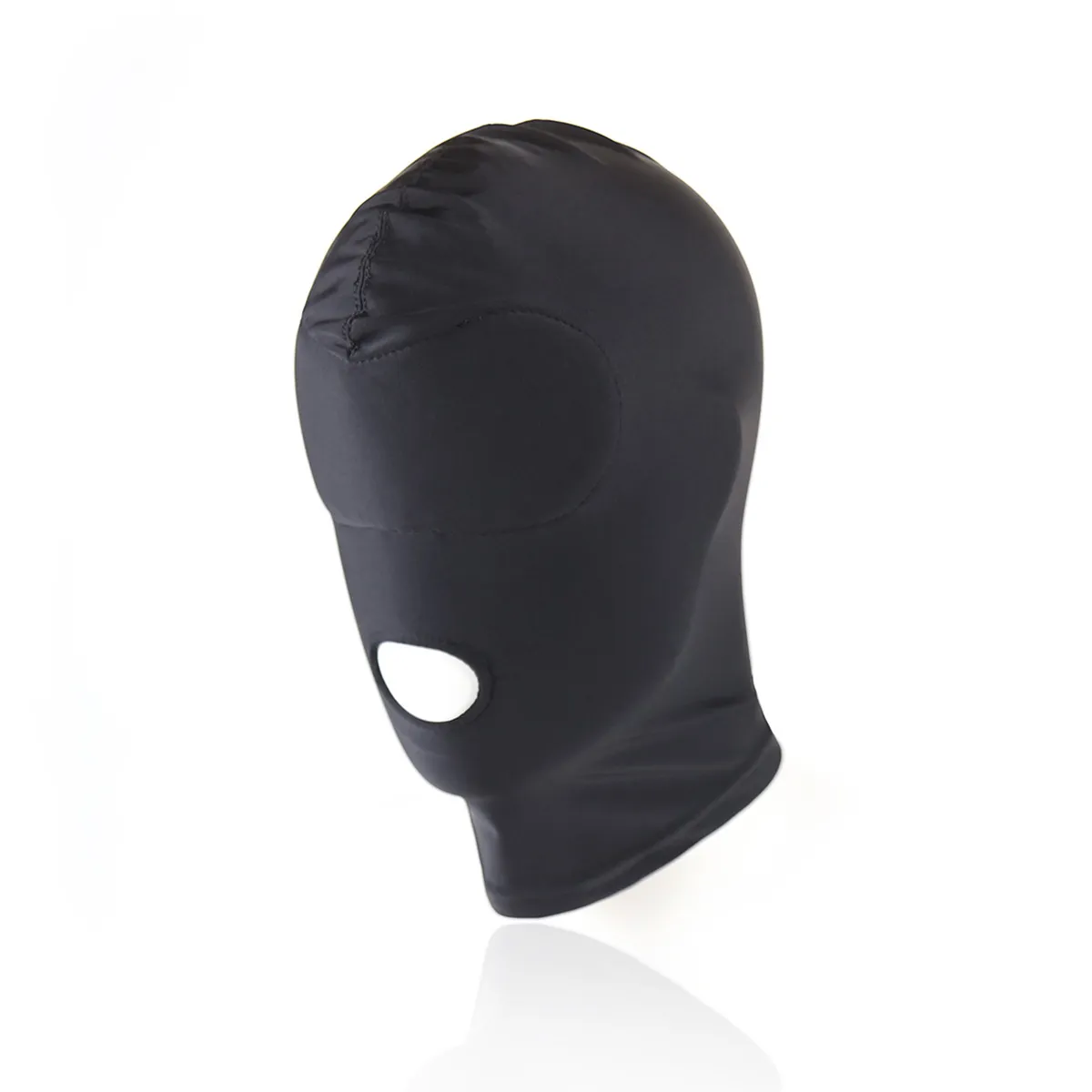 Sexy PU Leather Latex Hood Black Mask 4 tyles Breathable Headpiece Fetish BDSM Adult for party8111859