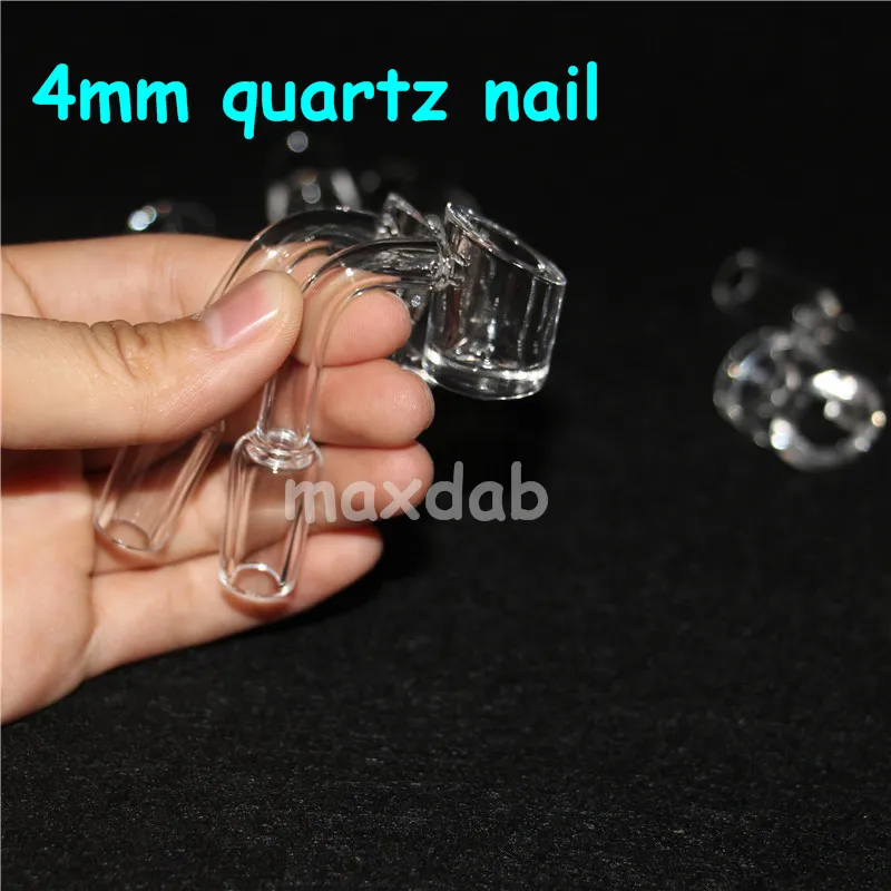 smoking pipes 100% Domeless Quartz Nail bowl with Quartz Carb Cap for Glass Water