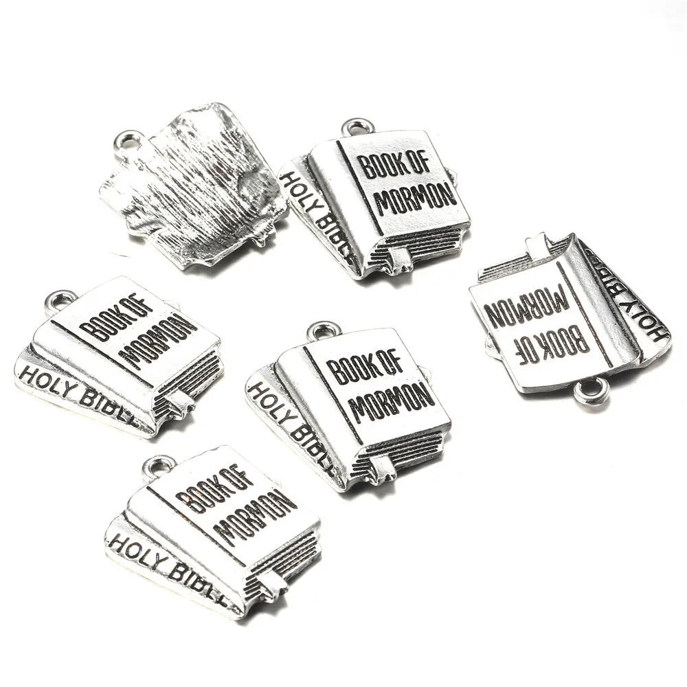 lot Silver 2732mm silver tone Diary Storybook books Charm For Jewelry Making Necklace pendants whole1603361