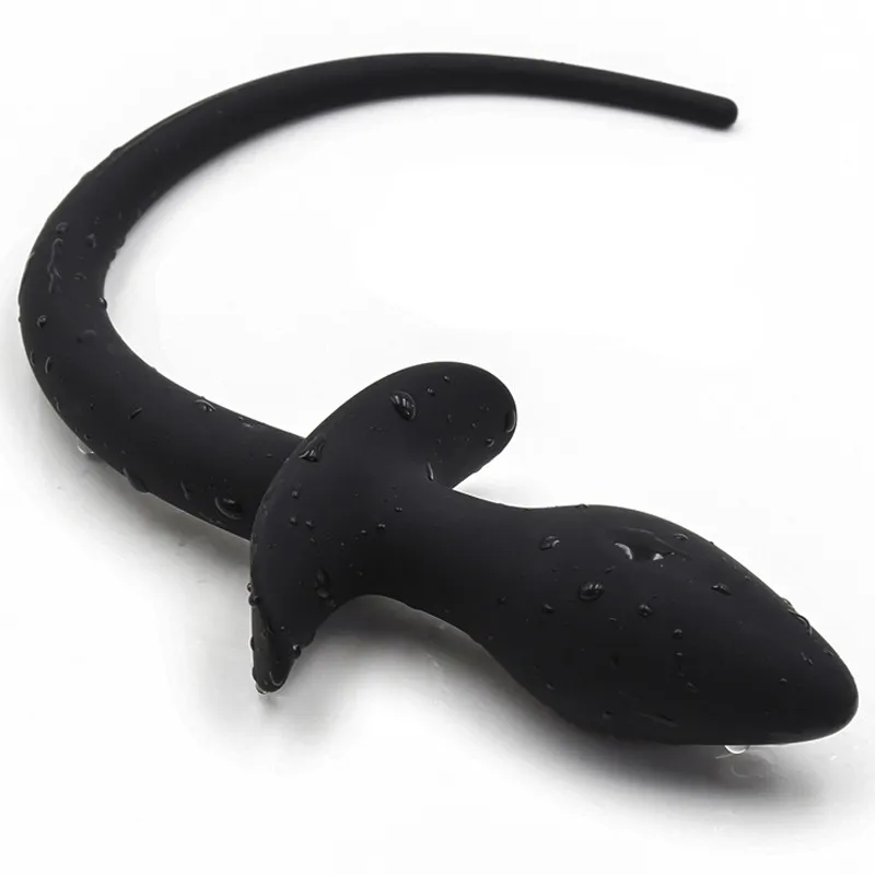 Silicone Anal Toys Dog Slave Tail Anus Butt Plug In Adult Games For Couples Fetish Sex Toys For Women And Men Gay3353259