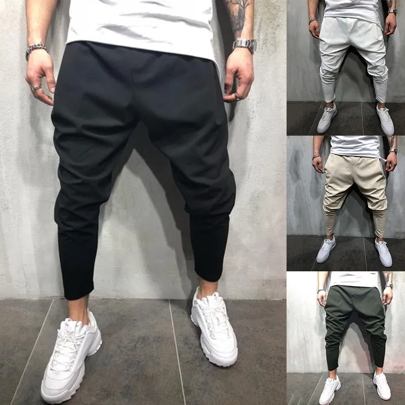 Huation 2024 Fashion Men joggers blyerts tröjor sportkläder fitnessbanor hip hop cool streetwear byxor pantalon hombre