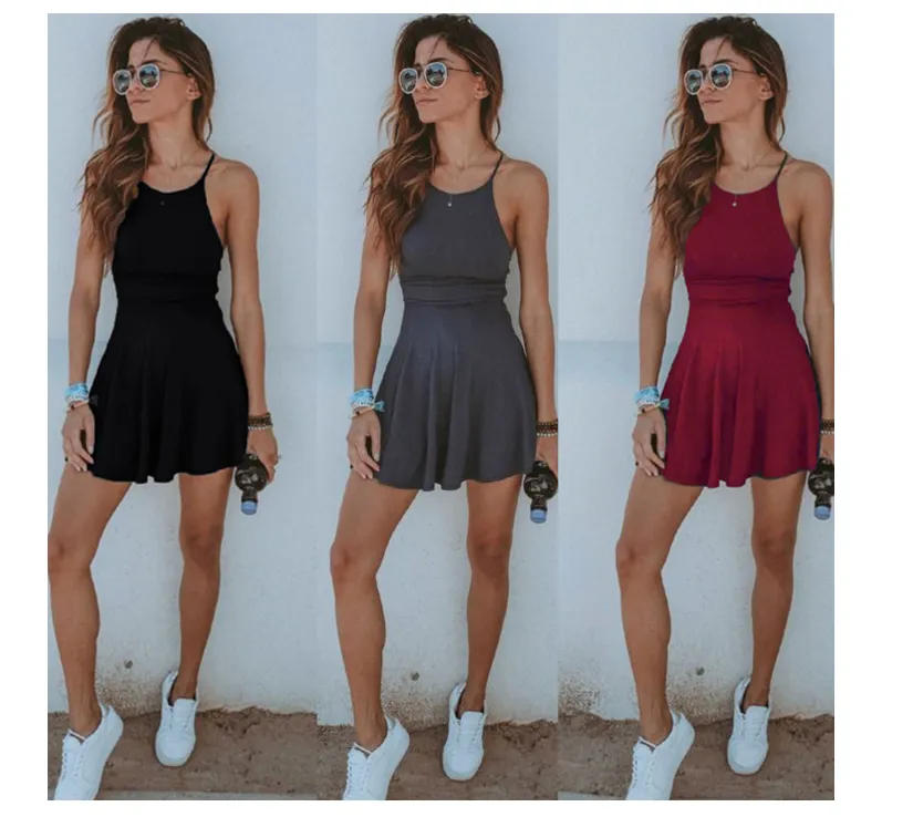 2018 nuevas mujeres faldas de estilo de calle de moda sexy verano honda Mini vestido colgando 2018 nuevas mujeres faldas de estilo de calle de moda sexy verano honda Mini vestido colgando