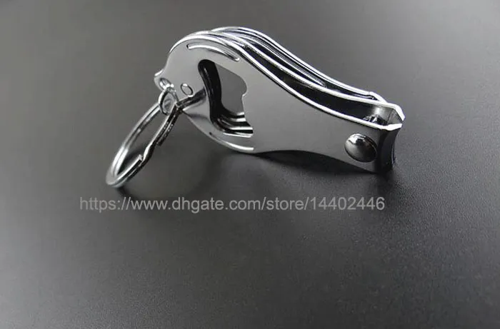 Customized Logo Company Gift Promotional Gifts Wine Bottle Opener Openers Keychain Key Ring Nail Clippers4156639