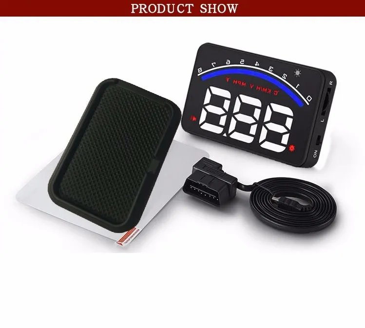 Car dashboard projector OBD2 head up display car windshield HUD mini 3 5 inch professional car alarm system204M