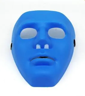 Halloween Gesicht Maske weiß Jabbawockeez Maske Hiphop Jabbawockeez Maske weiß Hip Hop einfach Maskerade Masken weiß schwarz blau grün