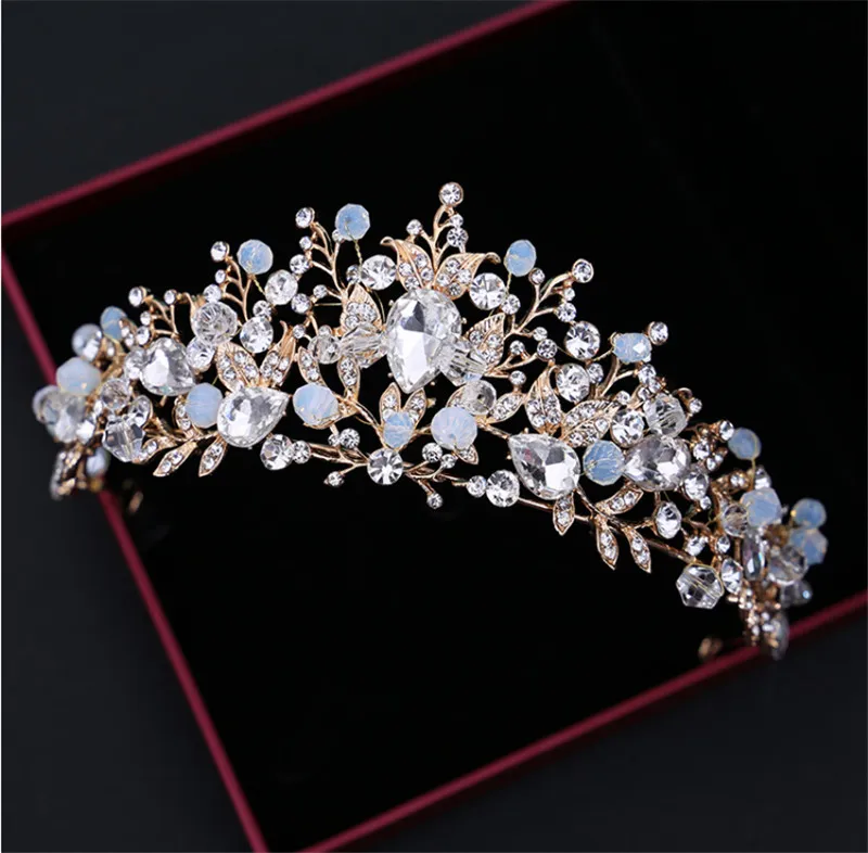 Best Selling Vintage Euramerican Casamento Da Rainha Da Coroa Tiaras de Cristal Rhinestone Prata Headbands Hairband Headpiece Acessórios De Noiva Prom