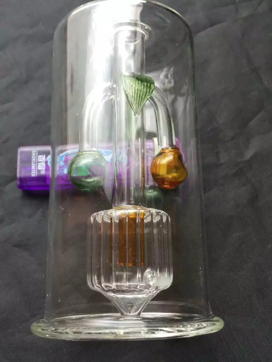 New Apple hookah Wholesale Glass Water Pipe Fittings