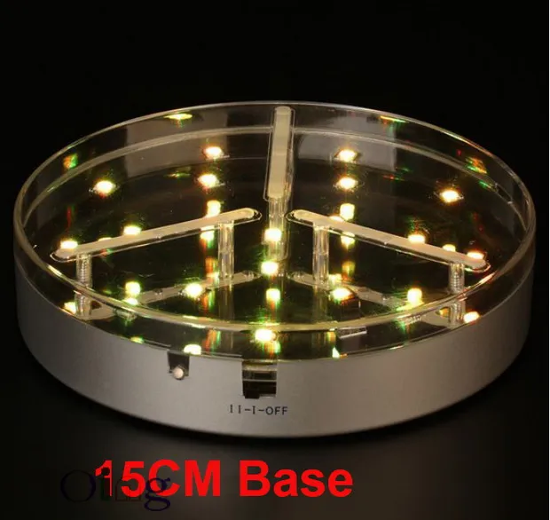 Ejoyous Base Per Display Con Luci LED, 7 Colori Che Cambiano