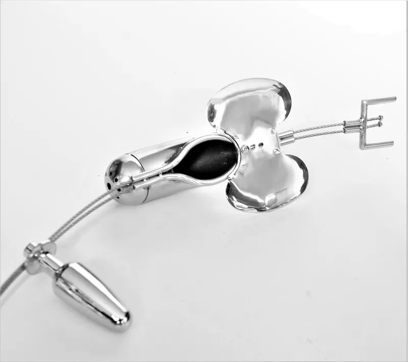 Nuovo dispositivo di cintura maschile in acciaio inossidabile con serratura di tipo T regolabile, gioco adulti, giocattolo del sesso con spina anale2152098