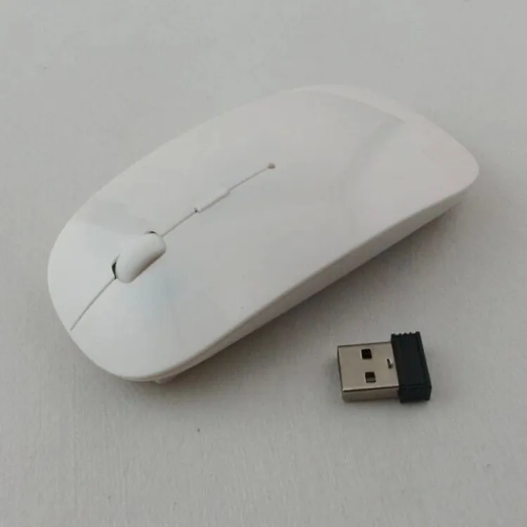 2018超薄型USB光ワイヤレスマウス2.4Gレシーバースーパースリムマウス用コンピューターPCラップトップデスクトップ5キャンディーカラー