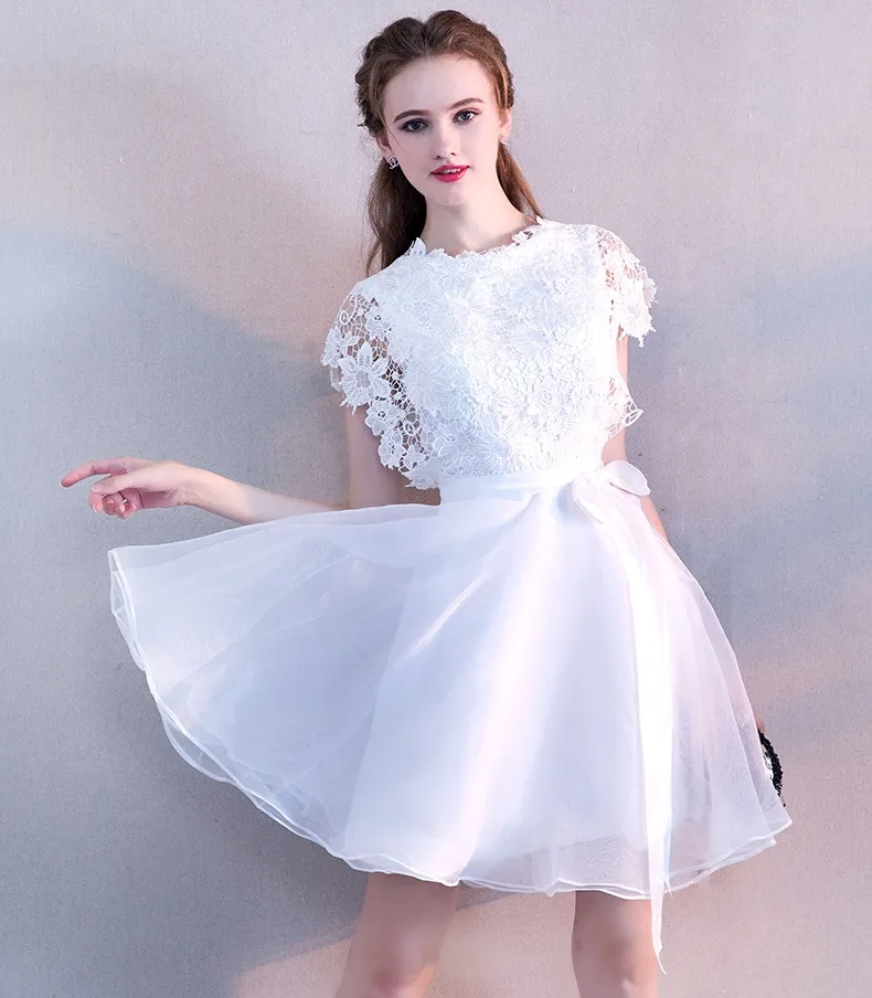 Vestidos blancos formales cortos deals