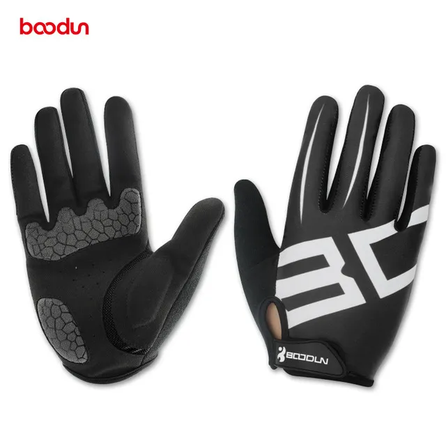 Boodun Men Kvinnor Cykla Handskar Fullfinger Motocycle Boxing Groves MTB Road Bike Cykel Ridning Mittens Gants Velo Luvas de Goleiro