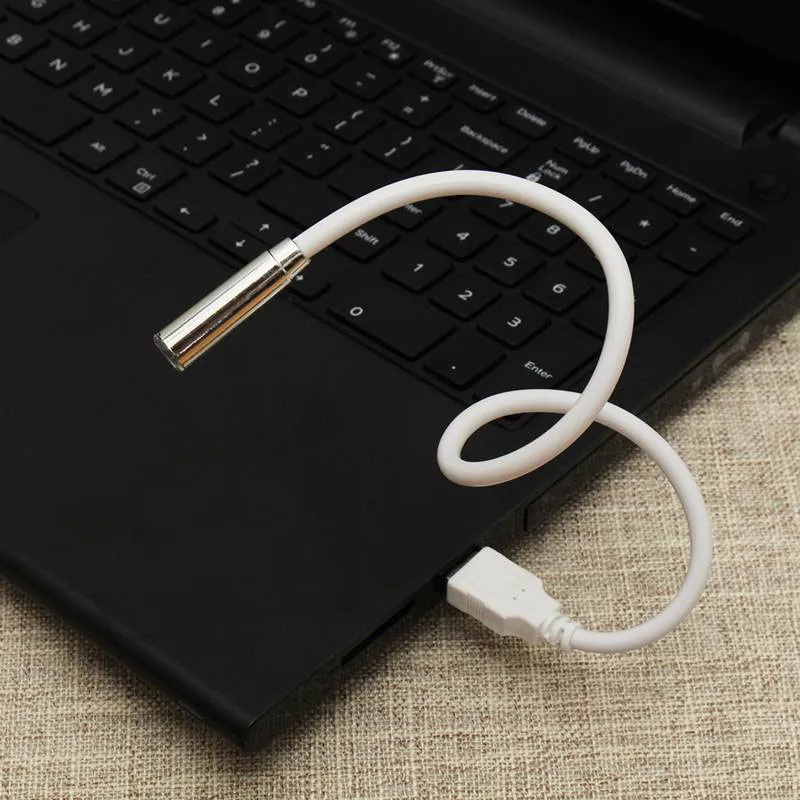 Lâmpada portátil flexível plástica PLÁSTICA do diodo emissor de luz de USB para o PC do caderno do portátil