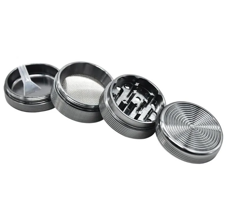 Metal grinder diameter 40mm four layer thread smoking device