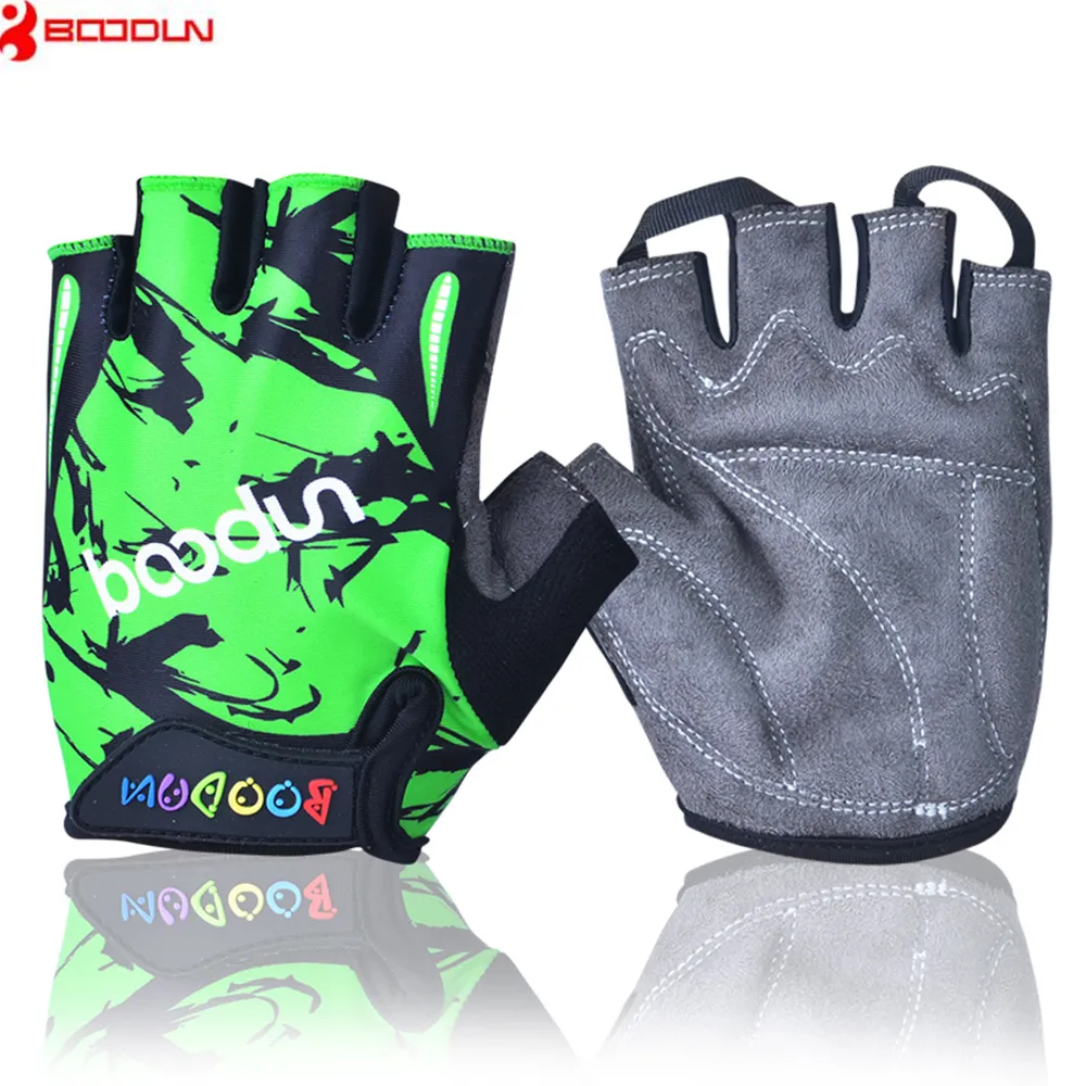 Promotion Summer Kids Cycling Gloves Half Finger Skate Riding
