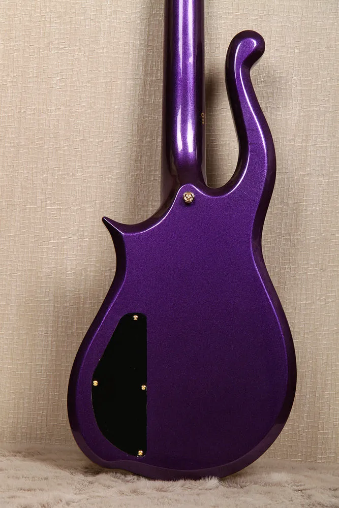 パープルラップカスタムペイントギター　ノーブランド パープルラップカスタムペイントギター ノーブランド パープル