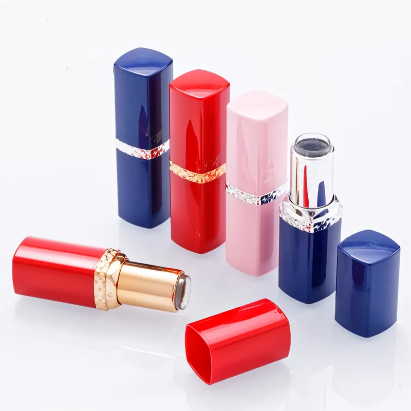 Tubi per rossetto vuoti da 12,1 mm riutilizzabili fai da te lucidalabbra contenitori per balsamo per labbra strumento cosmetico spedizione veloce F1459