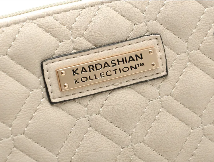 Hot sell Fashion KK Wallet Long Design Women PU Leather Kardashian Kollection High Grade Clutch Bag Zipper Coin Purse Handbag girl gift