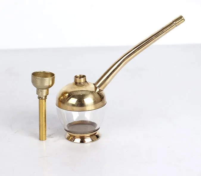 Filter Pipe Metal Water Pipe Trumpet Transparent Water Pipe