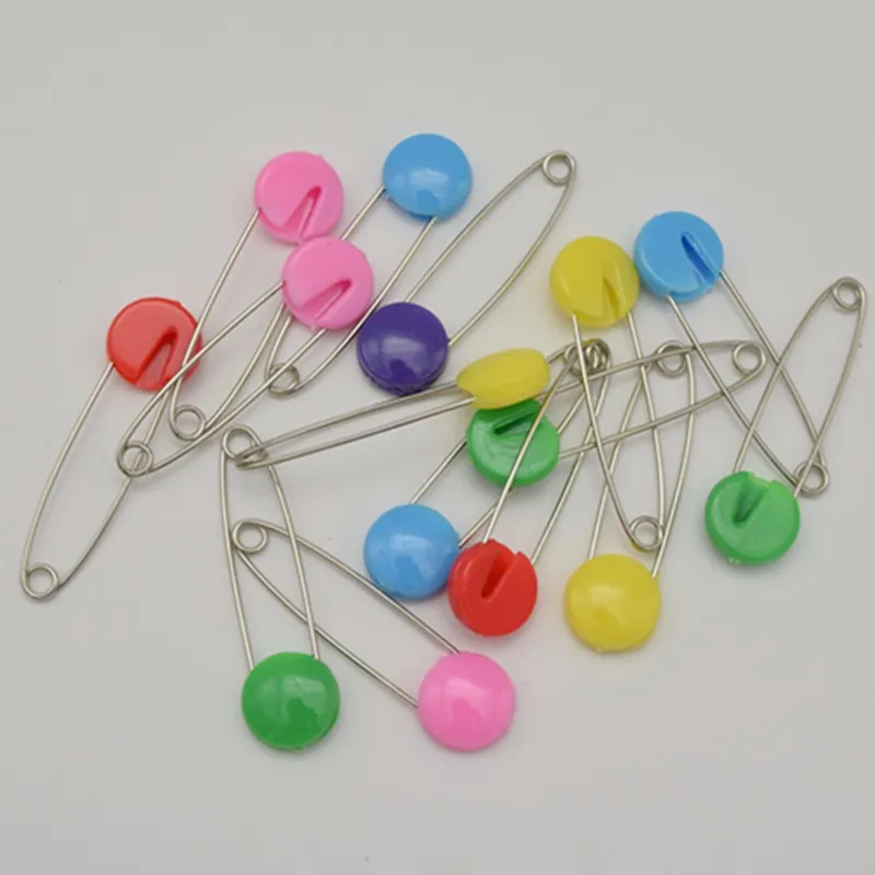 250mmLength Baby Diaper Loto Safety Pins Colorful Lollipop Plastic Loto  Safety Head Wholesale From Jonystore, $13.15