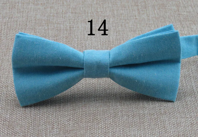 Solid Vuxen Bowtie Kopia Cowboy Bow Tie15 Färger Justera spänne Män Kvinnor Bowknot Necktie Yrkesband för julklapp